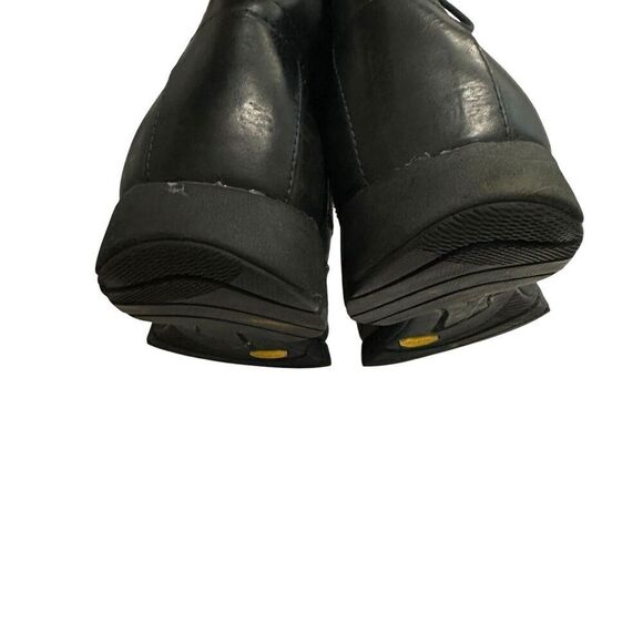 Hush Puppies Mens Black Leather Wingtip Combat Boots Vibram Sole Size 13 H103421 main image 7